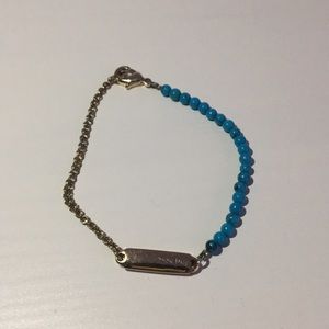 Gold and lapis lazuli bracelet